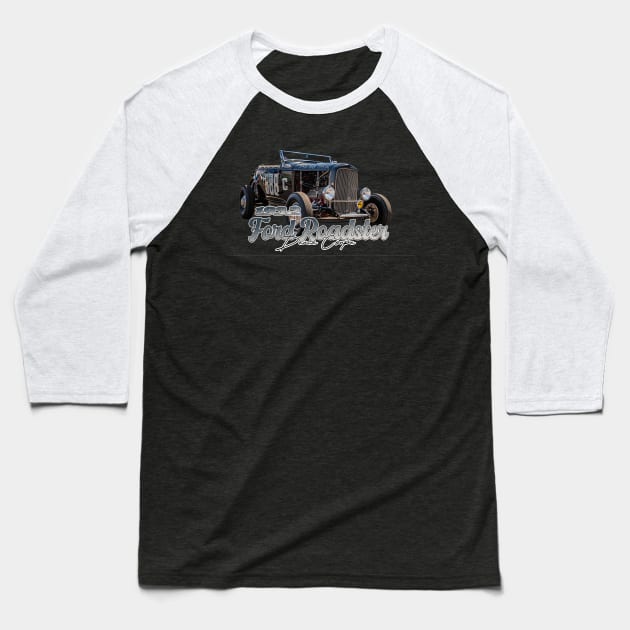 1932 Ford Roadster Deuce Coupe Baseball T-Shirt by Gestalt Imagery